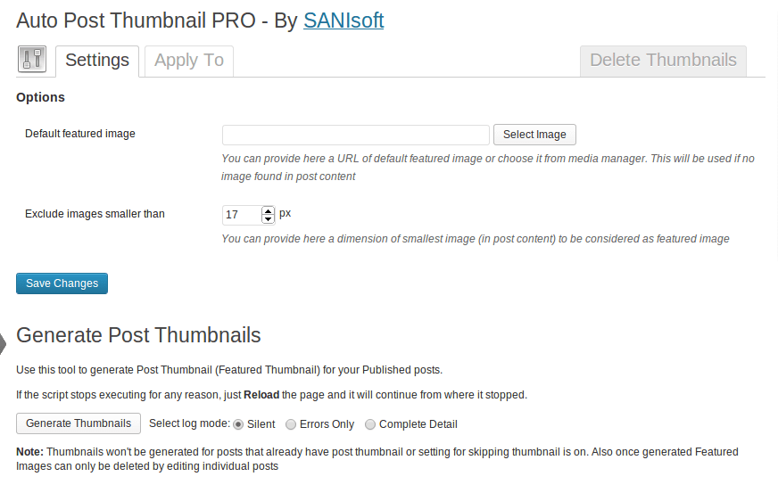 Auto Post Thumbnail PRO