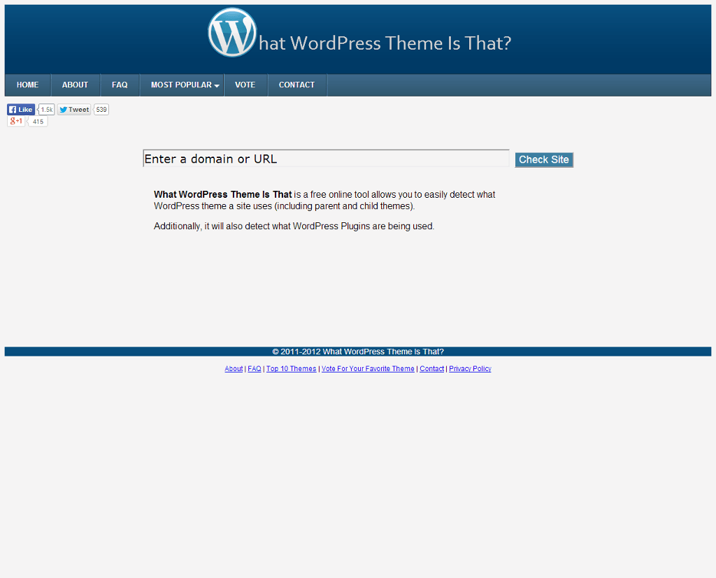 What WordPress Theme Is That