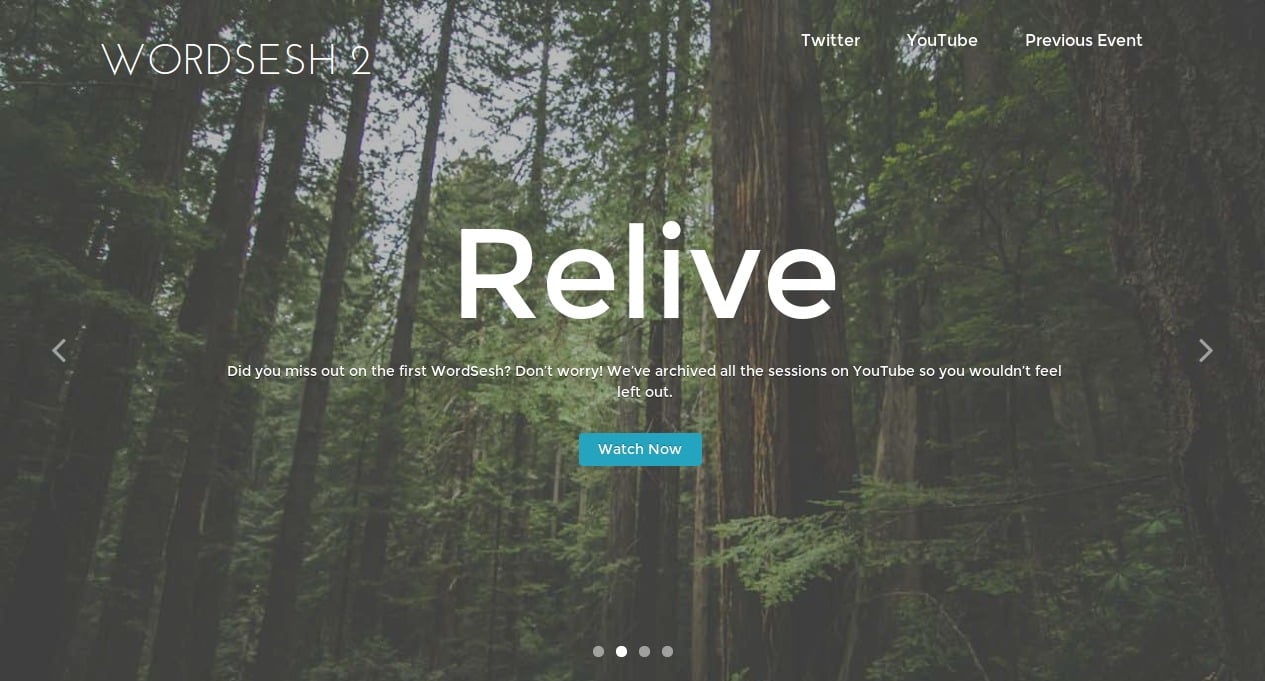 WordSesh 2 - 24 Hours of Live Streaming WordPress Presentations