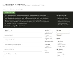 Acamas, a Thematic Themelet