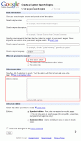 Google Custom Search setup Google Custom Search setup