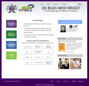 Do Bugs Need Drugs Website Redesign