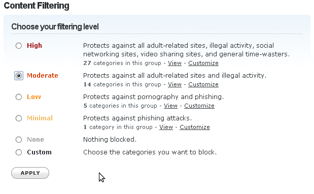 opendns-filter opendns-filter