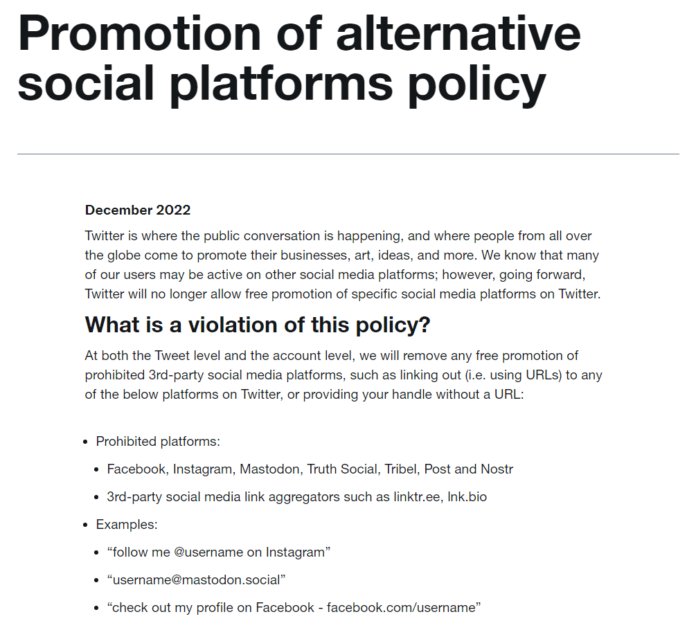 Get Around the Twitter Social Media Link Ban